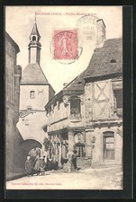 Old postcard Bourbon-Lancy
