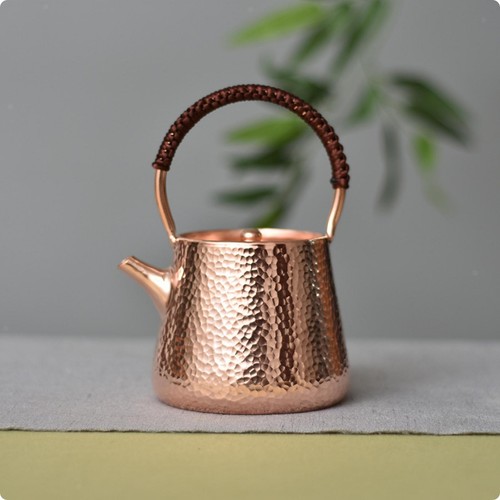 Hammered copper tea kettle - copper,