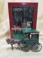 Carlton Cards Simpler Times Horse Carriage Christmas Ornament
