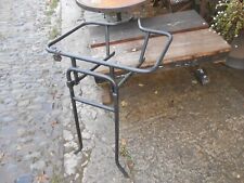 GENUINE VINTAGE STEEL BUTCHERS / SHOP BIKE BASKET CARRIER AND STAND