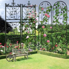 2x Garden Trellis Metal Plant