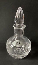 Welsh Royal Crystal Perfume Bottle With Stopper.