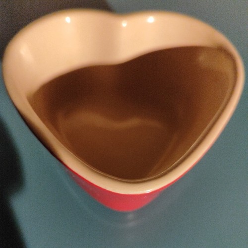 Creuset red heart love - le,