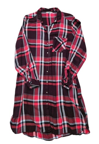 Check shirt dress womens - tu,