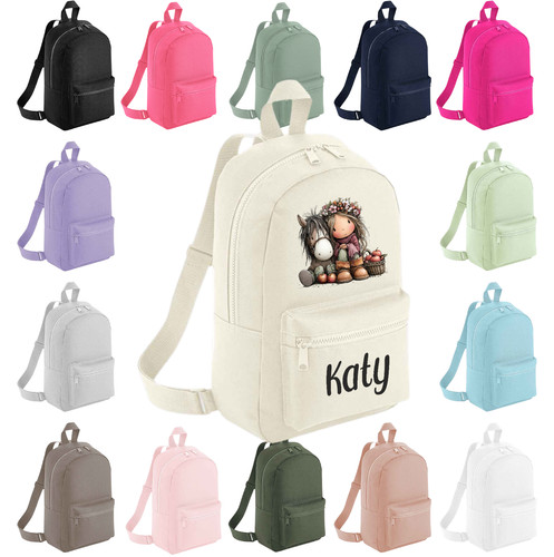 Personalised kids backpack - kids,