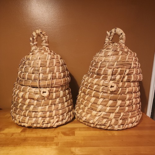 Bee skep beehive coiled sweet - bee,