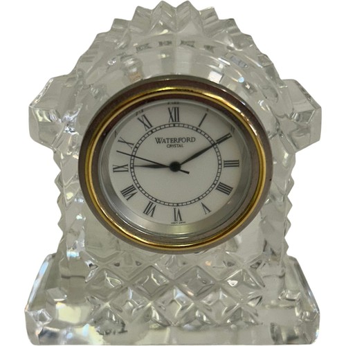 Waterford crystal desk clock - waterford,
