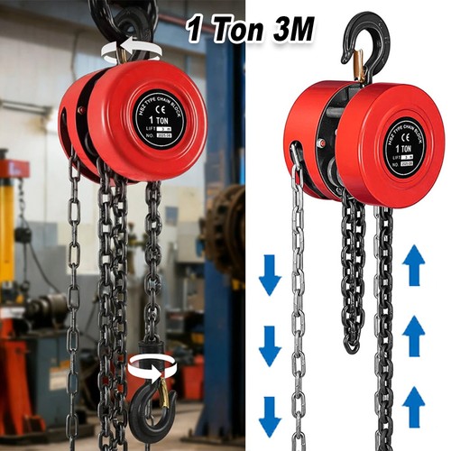 Ton chain hoist - 3m,