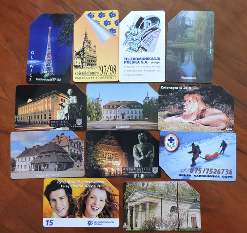 Used phonecards from - 12,