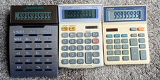 3 X VINTAGE CALCULATORS