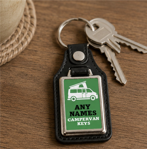 Custom camper keyring - custom,