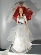 Disney Princess Doll Ariel Little Mermaid Wedding Dress 