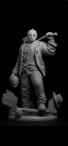 Printed jason vorhees - 3d,