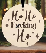 Rude Christmas Bauble Funny