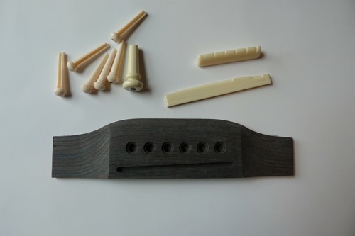 Indian rosewood saddle bridge - saddle,