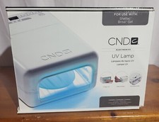 CND UV Lamp Use w/ Shellac & Brisa Gel 5 Finger Cure Pedicure Friendly Tested!