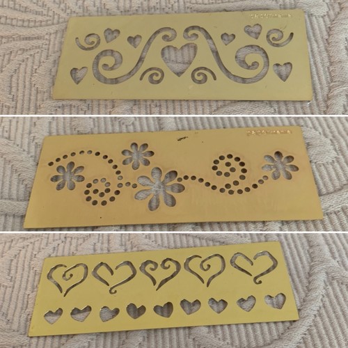 Set brass embossing - of,