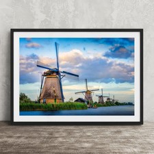 Dutch Windmill Print
