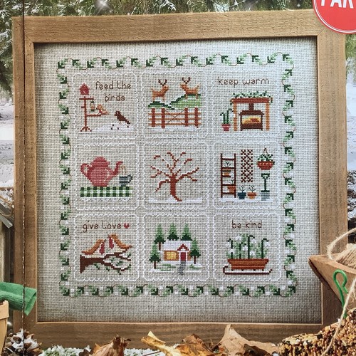 Cross stitch chart - chart, midwinter