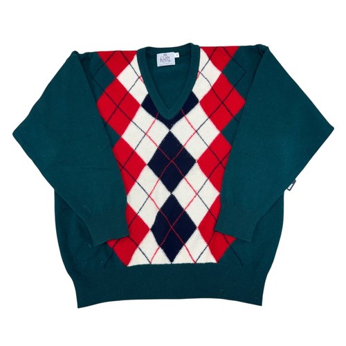 Vintage diamond argyle - diamond, knit