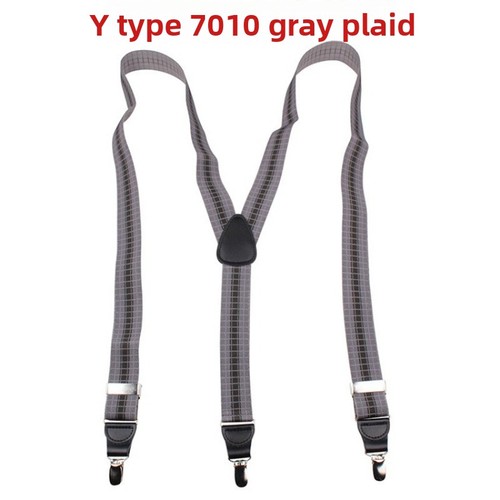 Men clip braces suspenders - 3-clip,