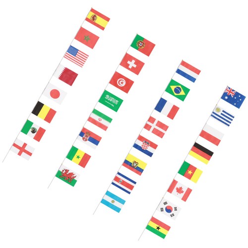 32pcs hand held mini - held, flags