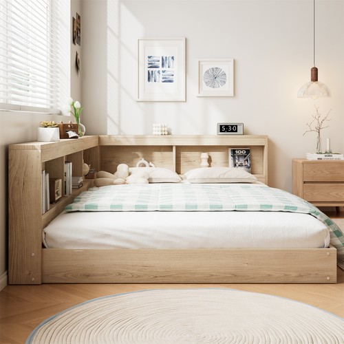 Double bed with - double,
