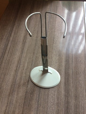 Vintage Grey Doll Stand 'Metal' 10 inches in height