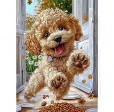 5D Diamond Painting Cute Puppy