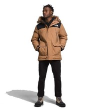 New NWT The North Face Men's Parka Coat McMurdo Down Parka, Size Men's XXL Tan
