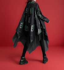 Ladies Black Grey Green Floaty