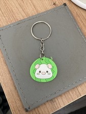 Green Pig Key Ring Split Ring