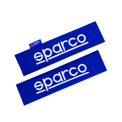 Sparco blue seat belt pads - sparco,