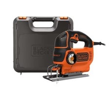 Black+Decker 550W AUTOSELECT Pendulum Jigsaw with blade and Kit box KS801SEKQ-GB