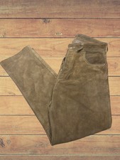 Chippie suede leather trousers - leather,