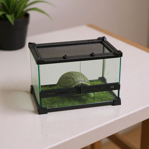 Clear glass reptile terrariums - glass,