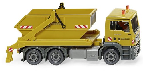 Wiking skip lorry - lorry, man