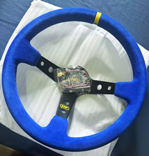 OMP Blue Deep Dish Steering