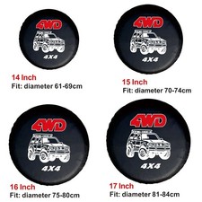 Spare Wheel Cover 14-17” PVC