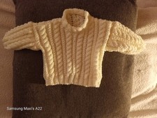 Childs Aran Hand-knitted Jumper