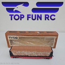 Tyco HO Gauge 50' Flat Car w/ Pulpwood Load Southern Railway 334A 4365 With Box