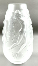 LALIQUE BEAUTFUL FRANCE CRYSTAL SOLIFLORE NYMPHES BUD VASE 1262700 NEW/ BOXED