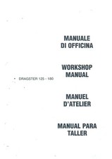 Italjet Motorcycle Motorbike Dragster 125 & 180 Workshop Manual