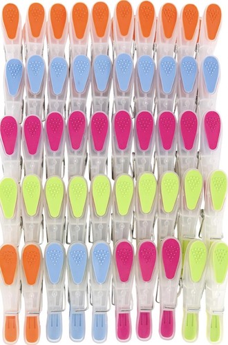 Strong plastic clothes - plastic, pegs