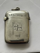 Antique silver vesta striker - antique,