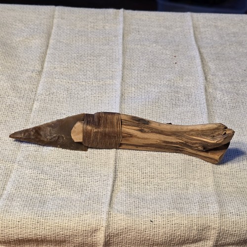 Handmade flint knapped - knapped, stone
