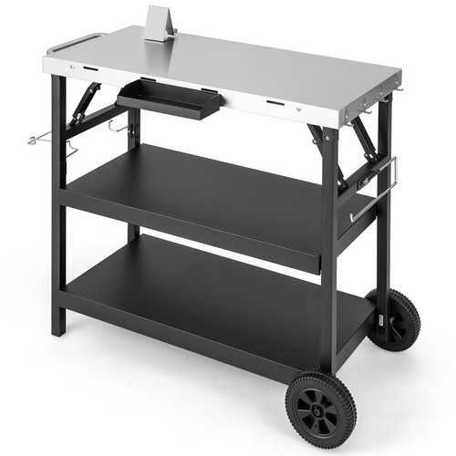 Tier foldable outdoor - foldable, cart