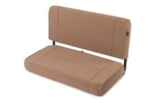 Fixed Vinyl Rear Seat in Tan
