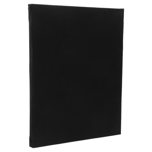 Black canvas painting boards - black,