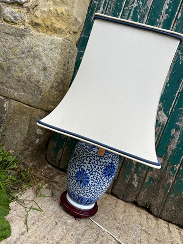 Vintage chinese blue white - chinese,
